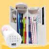 Password Pencil Case NewmeBox Cartoon Pattern Pen Holder Large Capacity Stationery Box Storage Bag