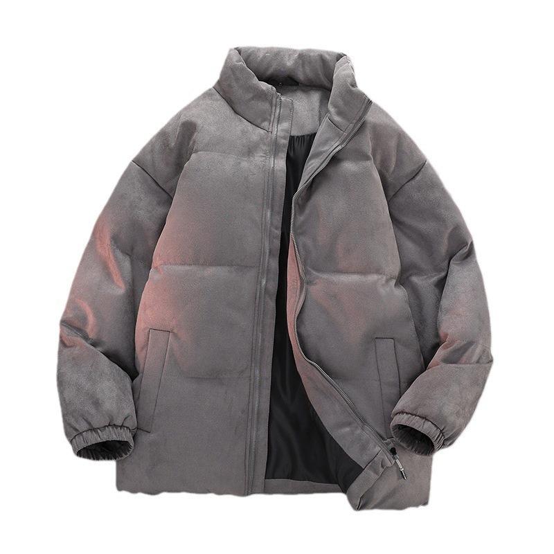 New Stand-up Collar Padded Jacket Men's Solid Color Padded Jacket In Autumn and Winter Casual and Comfortable Short Padded Jacket