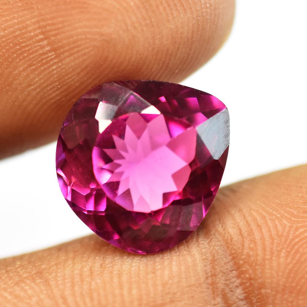 Rare Certified Pink Sapphire Natural Pear Cut 10.7 Ct Loose Gemstone