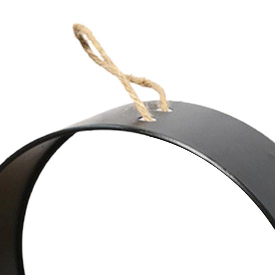 Vaso de parede suspenso autônomo montado na parede 3 cores metal redondo vaso de parede para casa