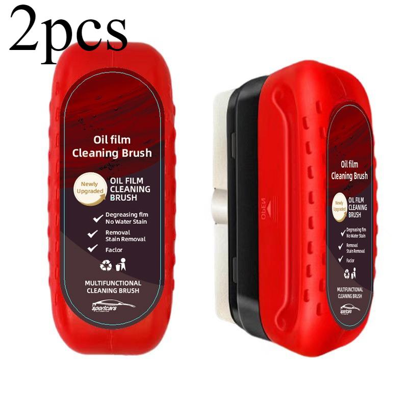 Upgrade Car Glass Oil Film Remover Brush For Windshield Leakproof Cover Brush Auto Car Oil Film Cleaning Brush Window Polishing