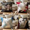 Cushion Cover Anti-dustmite Pillowcase Invisible Zipper Silky Short Plush Sofa Cushion Cover D-DsquaredS Kids