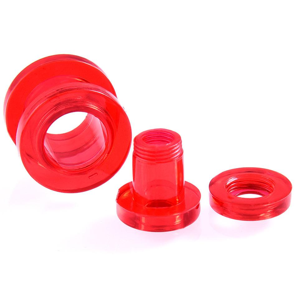 Wielokolorowy Akrylowy Pusty Rozpychacz do Ucha Biżuteria do Piercingu Ciała