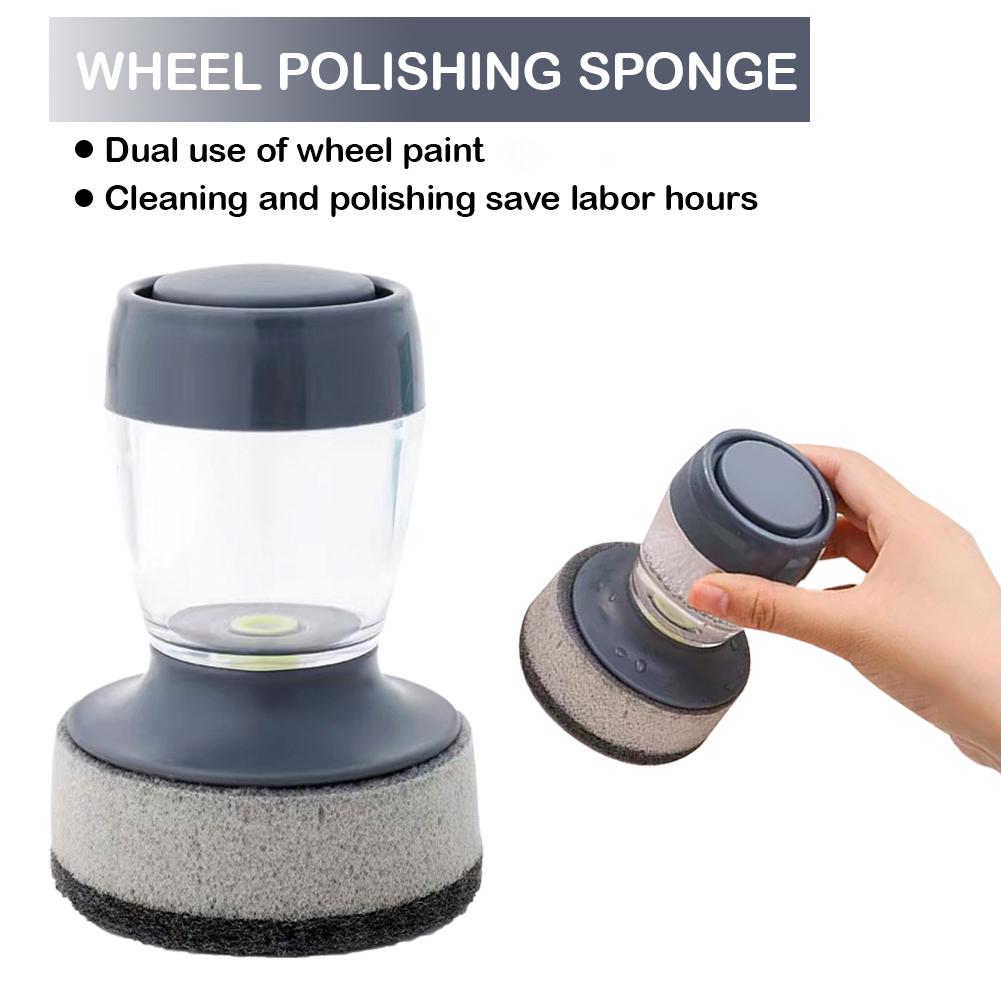 Wheel Polishing Sponge Car Paint And Tire Waxing Tool Contour Sponge Applicator Tire Accessories Brush Cleaning Auto V3H4
