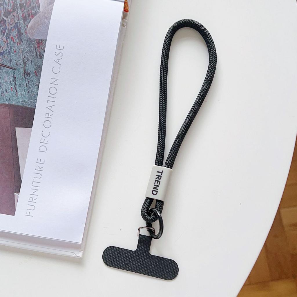 Adjustable Phone Wrist Strap Chain Fashion Simple Candy Color Mobile Phone Lanyard Universal Anti-lost Keychain Cellphone Strap