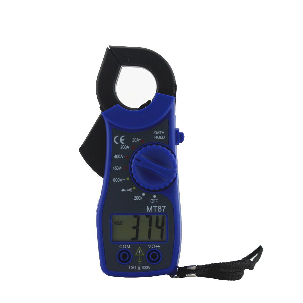 Digital LCD clamp meter, AC/DC multimeter, current amp capacitance pliers, amp resistance tester