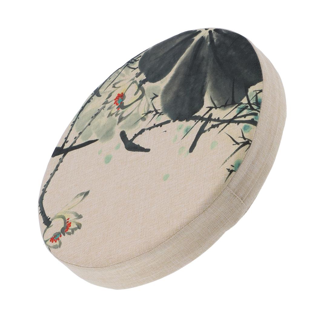 Cushion DirtResistant Removable Washable Chinese Style Cotton Linen Fabric Comfortable Thick