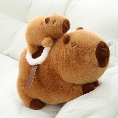 Nova boneca Capivara bumbum roxo sela capivara brinquedo de pelúcia boneca animal fofa feia fofa pequeno presente