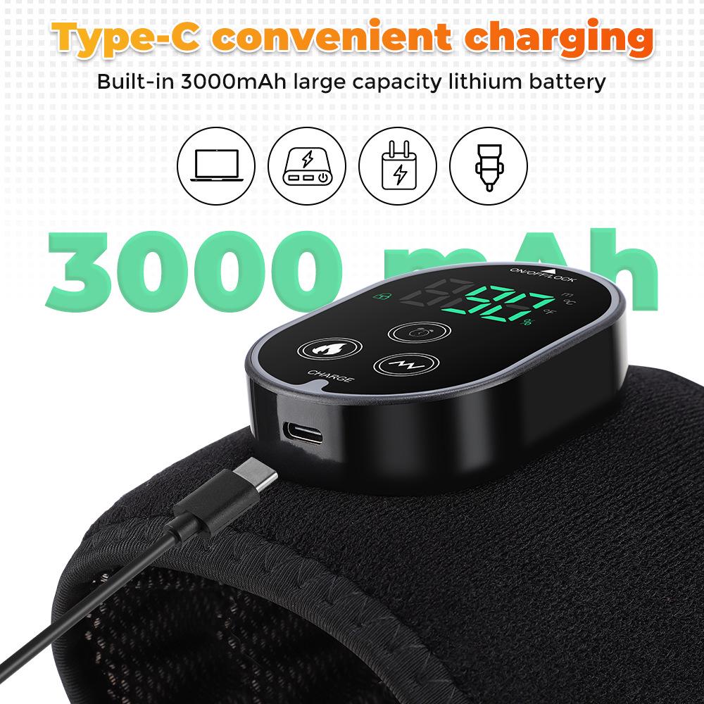 Cross-border Heating & Vibration Massage Therapy Pad for Knees, Shoulders, Elbows.