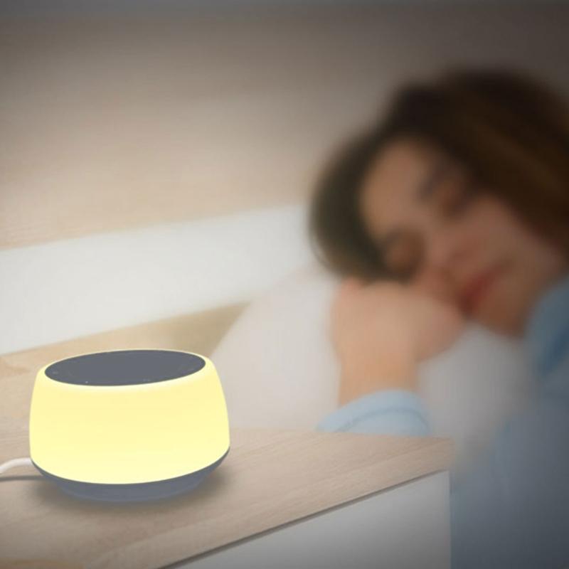 Portable Baby Sleep Machine Desktop White Noise Sound Machine for Baby Sleeping Soothing Sounds 15/30/60/90/120min Timer