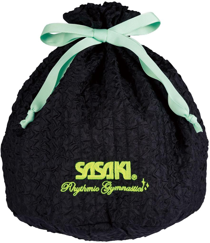SASAKI Gymnastics Ball Holds One SASAKI Gymnastics Mint Green x Fluorescent AC64 Case/Ball Cover, Ball, Yellow,