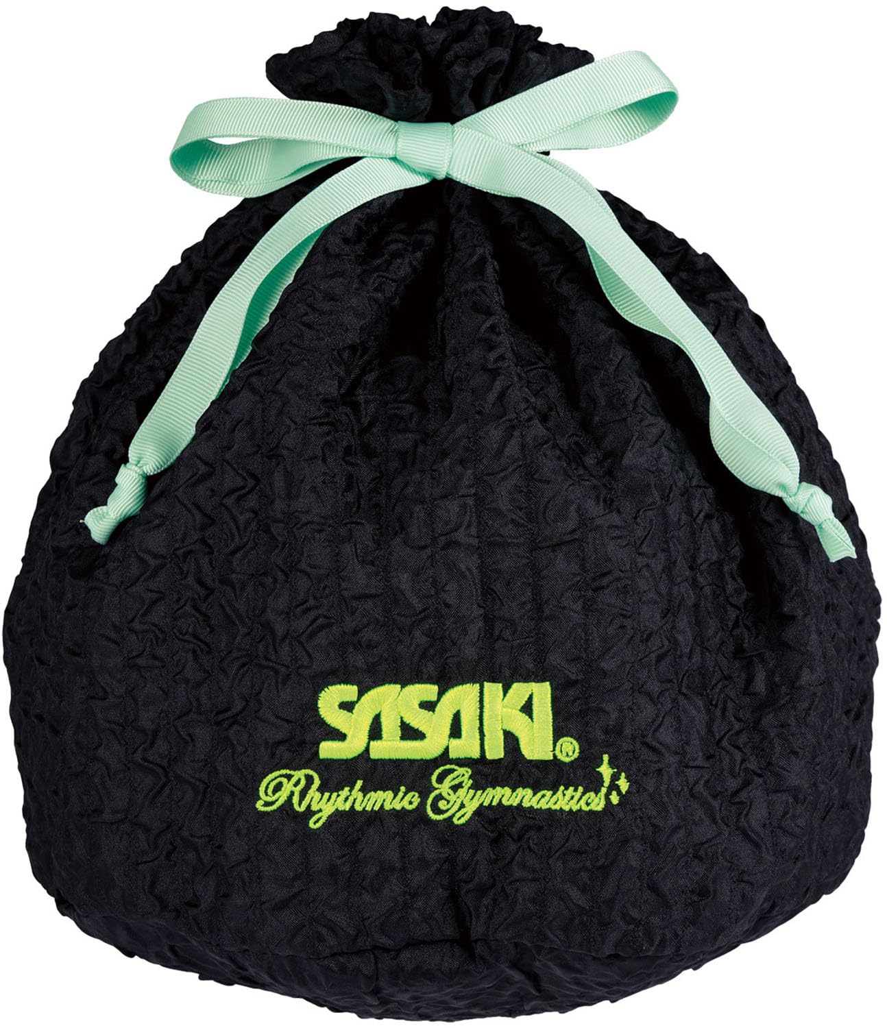 SASAKI Gymnastics Ball Holds One SASAKI Gymnastics Mint Green x Fluorescent AC64 Case/Ball Cover, Ball, Yellow,