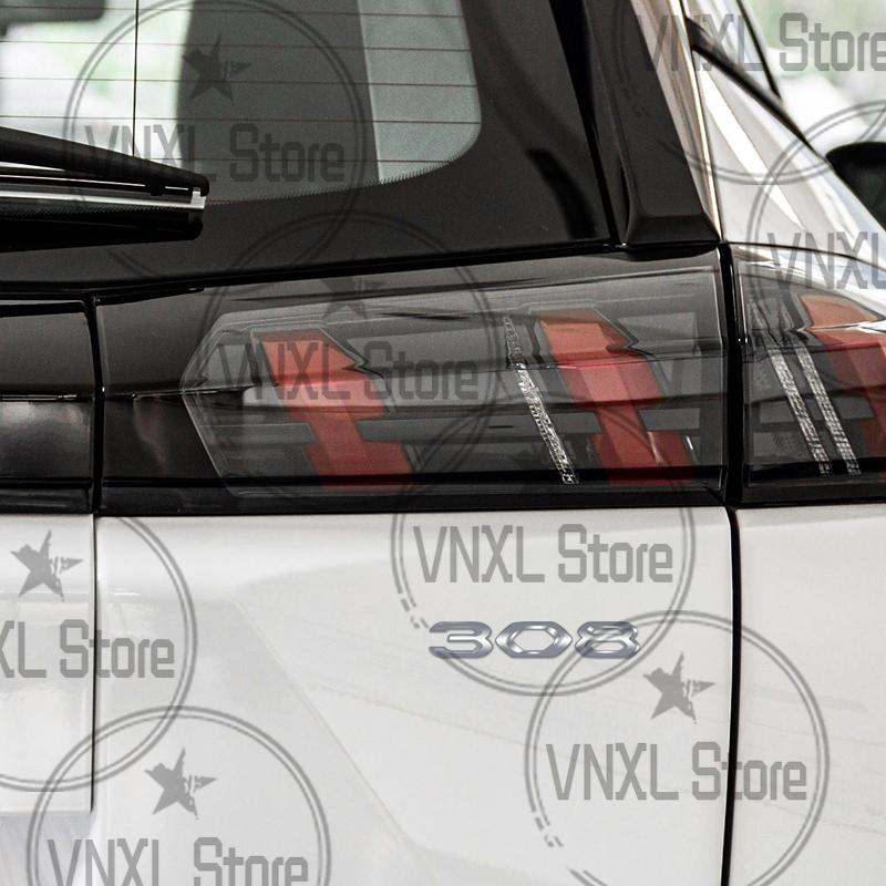 Car-Styling For Peugeot 208 2008 508 5008 308 3008 408 4008 Letter Chrome Silver 3D Metal Stickers Car Trunk Body Auto Decals