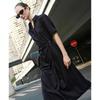 GIOVANNI VALENTINO Women's Short-Sleeve Commute Midi Dress
