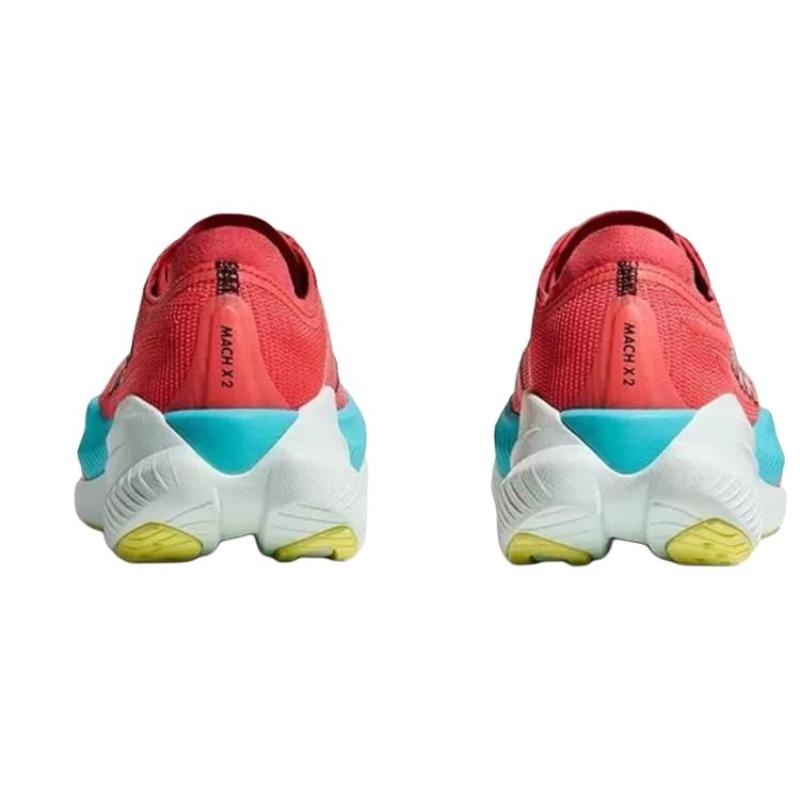HOKA ONE ONE Mach X 2 Grapefruit Electric Coral Sneakers 1155119-GFRT
