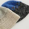 Elegant Waves Bucket Hat Handwoven Breathable Crochet Hat Holiday Decors Vacation Hat Western Cloches Style