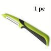 1/2 Piece Peeler Green, Reusable, Sturdy and Portable, Suitable for Peeling Fruits and Melons, Peeling Tools