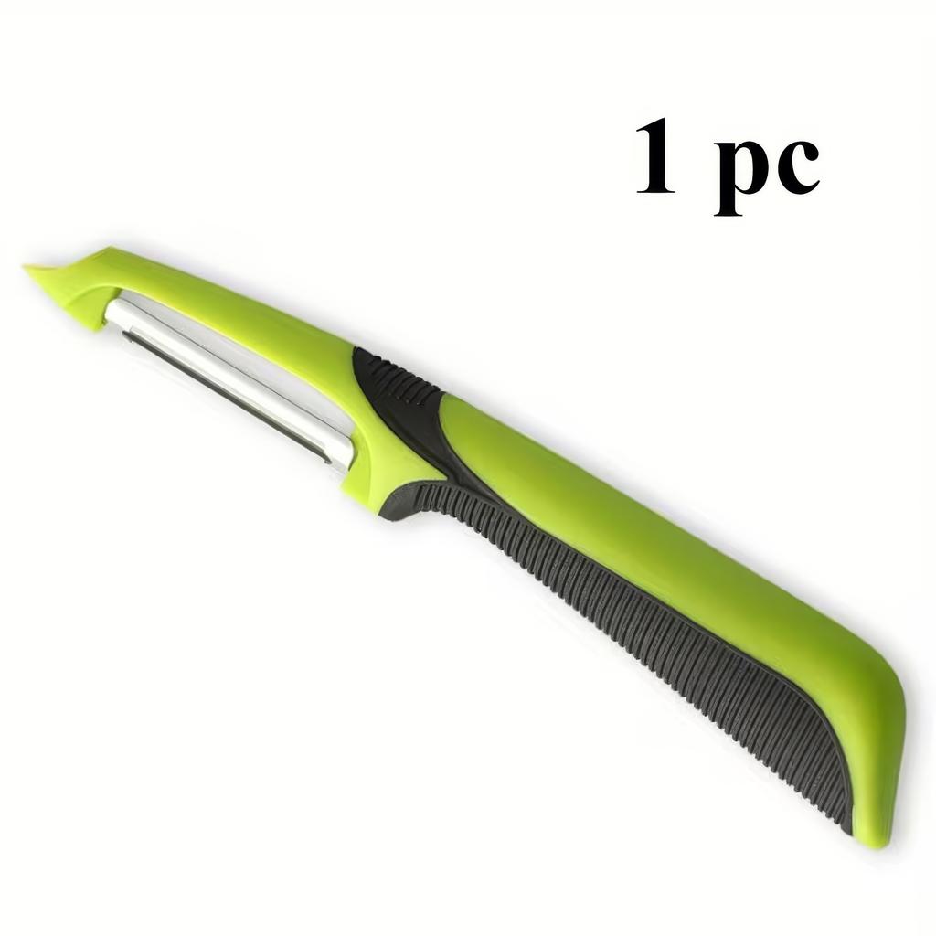 1/2 Piece Peeler Green, Reusable, Sturdy and Portable, Suitable for Peeling Fruits and Melons, Peeling Tools