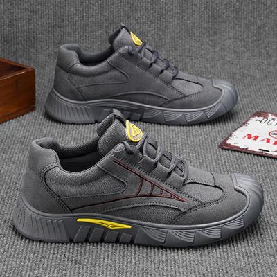 New Wear-resistant Labor Insurance Shoes Men's Spring and Autumn Breathable Work Lightweight Men's Non-slip Shock-absorbing Versatile Men's C
