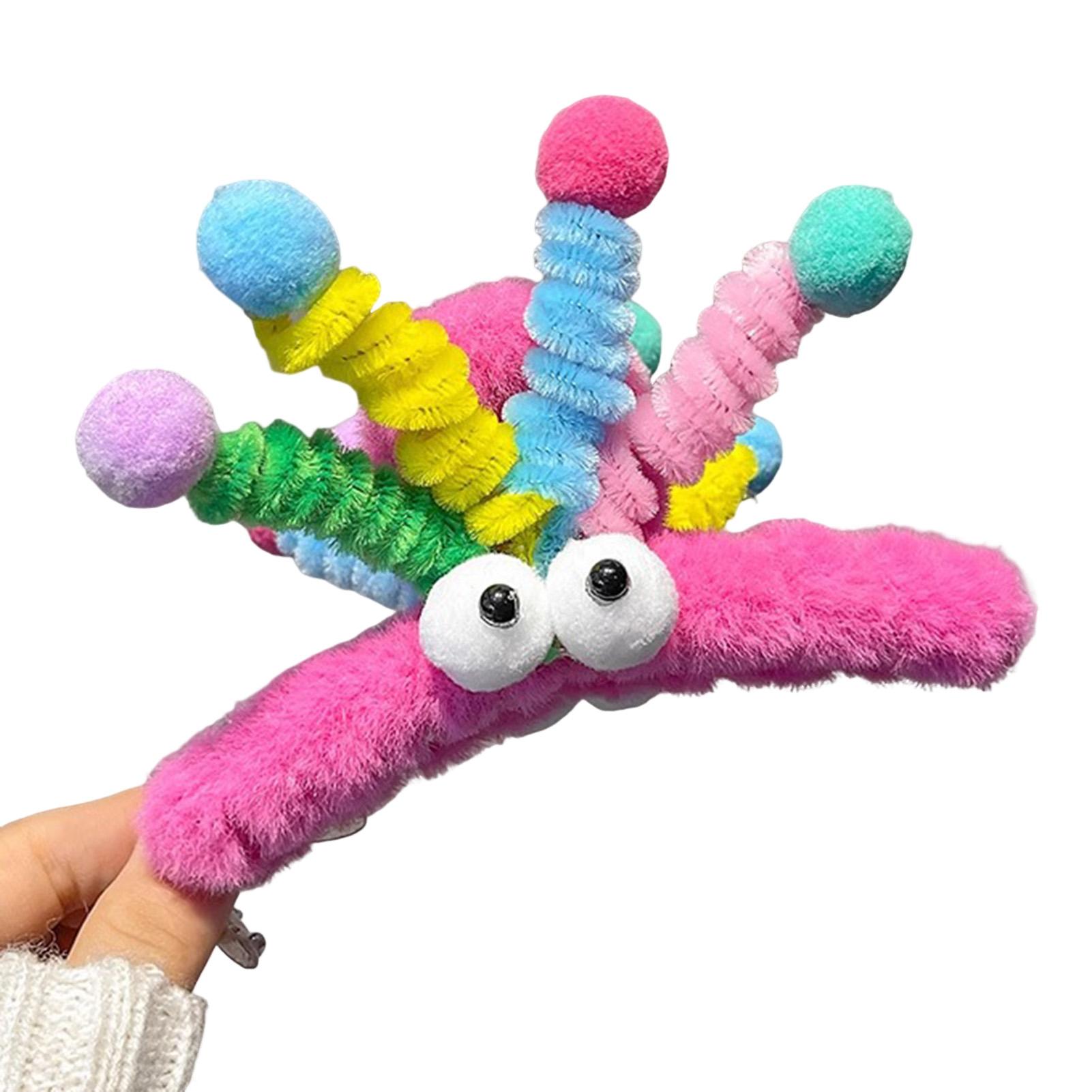 

13,5 см Милый Забавный Зажим для Волос для Женщин Дофаминовый Пружинный Зажим-Акула Нескользящая Заколка для Хвоста Милые Аксессуары для Волос