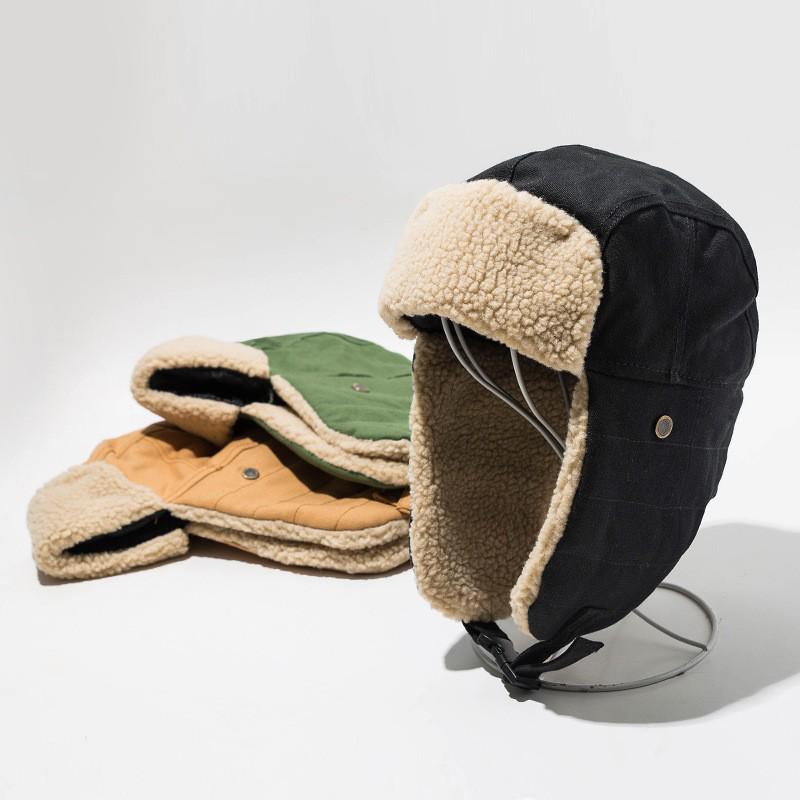 Lei Feng Winter Hat: Unisex Korean-Style Aviator with Ear Protection and Northeast Warmth.