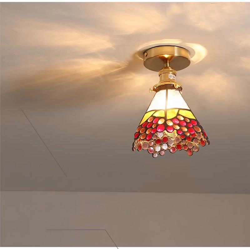 Vintage Creative Tiffany LED Pendant Light for Bedroom Lamp Dining Room Bar Atmosphere Decoration Hanging Lighting Chandeliers