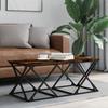 VidaXL Coffee Table Smoked Oak 100x49x40 Cm Engineered Wood 835361