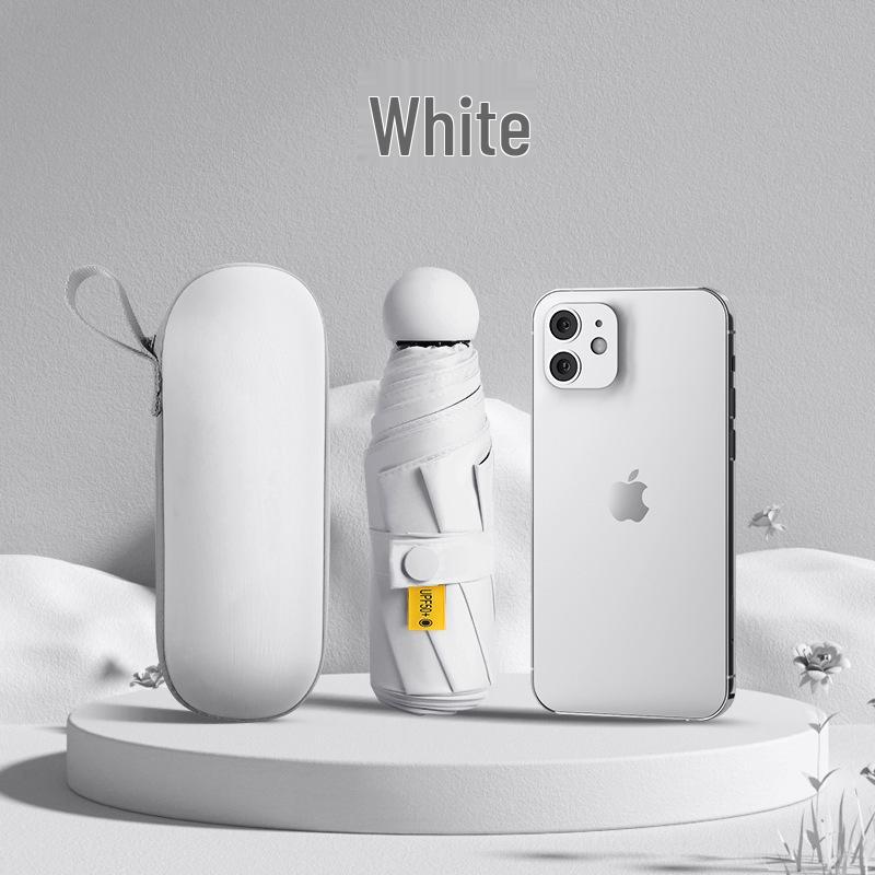 Women's Mini Pocket Folding Umbrella - High-End Sunscreen & Sunshade, Rain or Shine