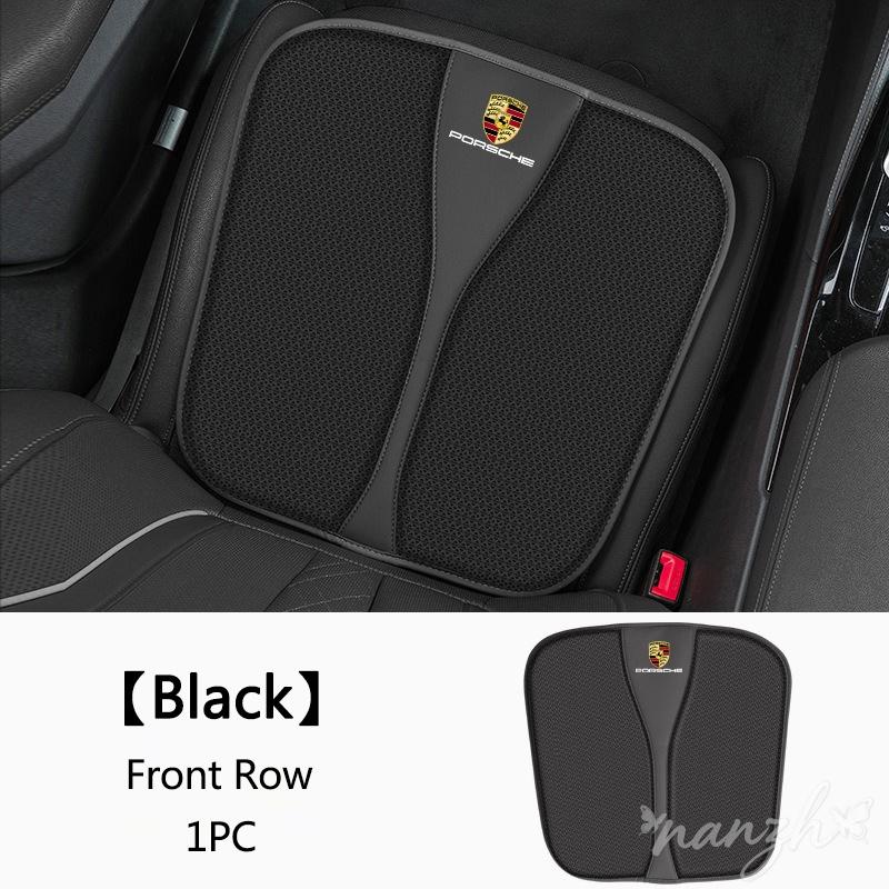 Dla Porsche Cayenne Panamera Macan 911 718 Taycan Boxster Cayman Poduszka na fotel samochodowy 3D Siatka powietrzna Antypoślizgowa Naklejka ochronna na siedzenie