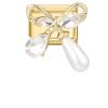 Wholesale Heart Butterfly Bow Flower Chain Pendant Golden Italian Charm Fit 9MM Stainless Steel Bracelet Women DIY Jewelry Gift