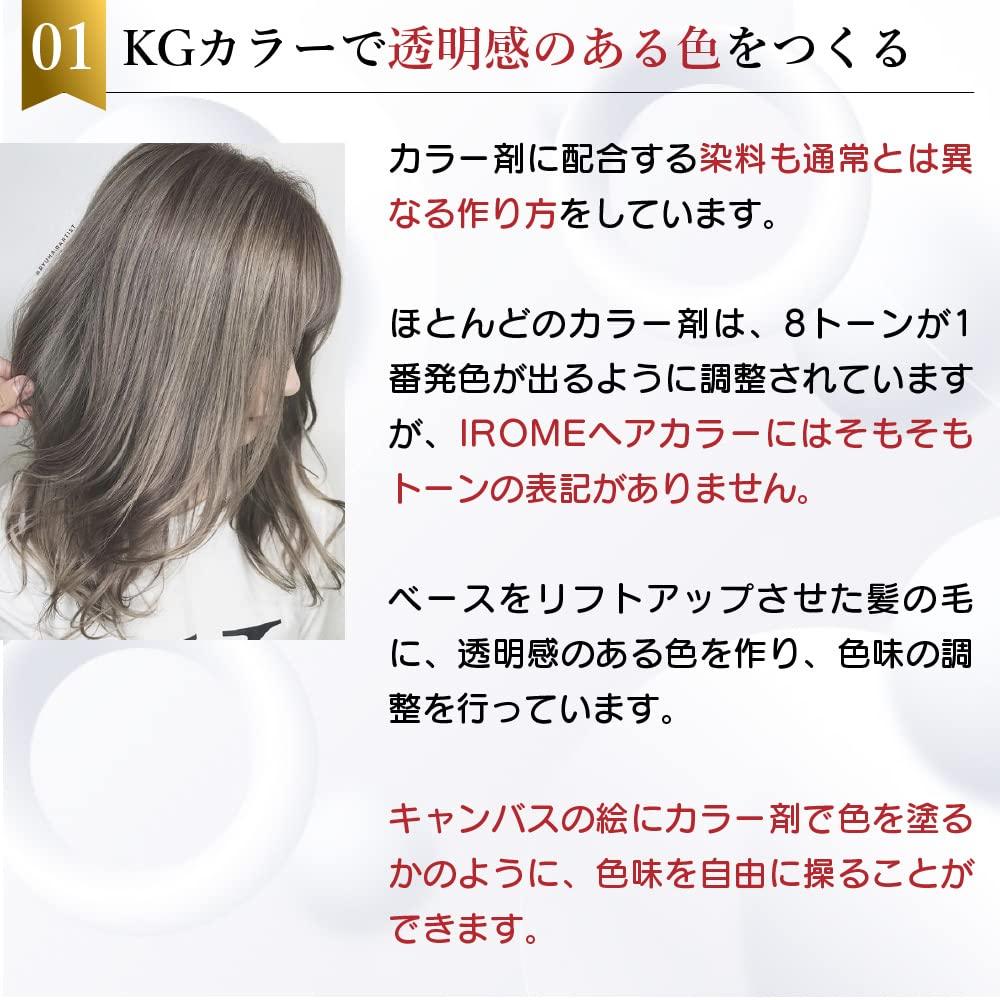 KYOGOKU IROME Hair 24 Gray Hair Salon Partial Dye 1-Pack Color, Colors, Dye, Quasi-drug, Hypoallergenic, Exclusive, Self-Color, (Dusk Gray)