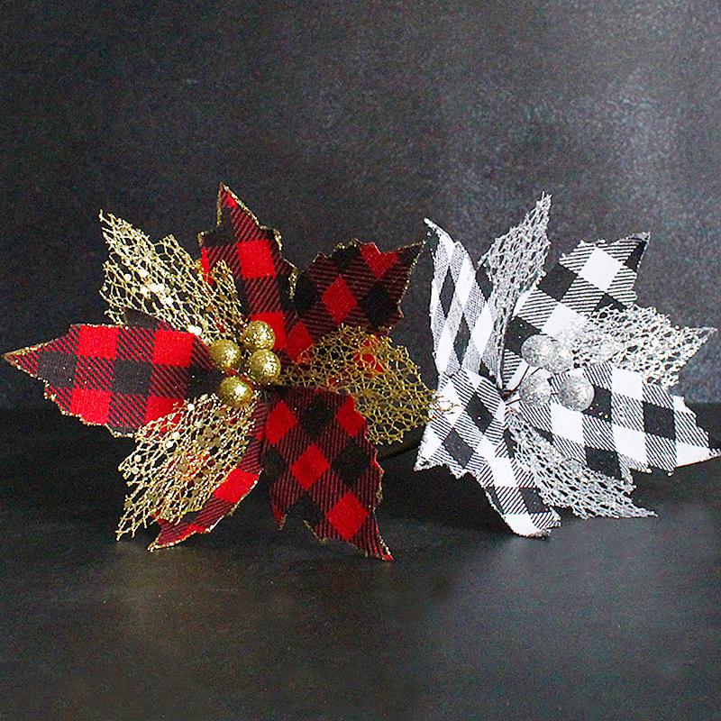 Christmas Wreath Accessorieschristmas Tree Cuttings, Decorative Flowers, Lattice, Gold Dust, Christmas Flowers, Photo Props