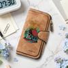 Cute Print Women's Long Wallet Fashion Portable Card Holder Daily Leisure Coin Purse