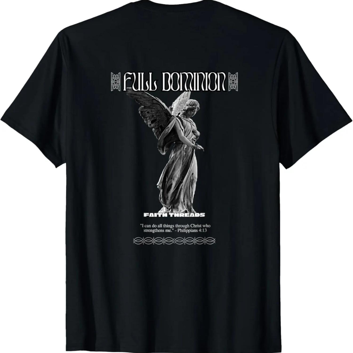 Christian verse T-Shirt XXXXXL чёрный