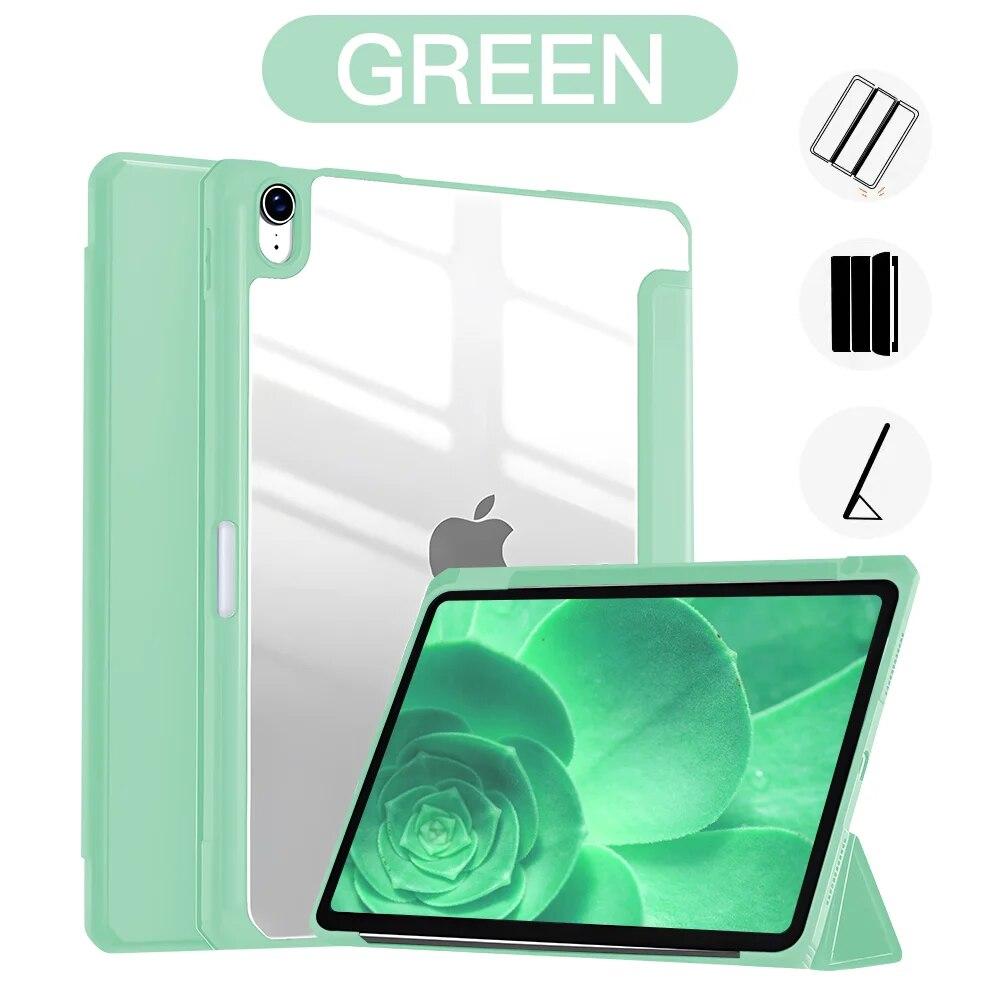 Custodia Smart Folio In Similpelle Per IPad 5/6/7/8/9/10, Air 1/2/3/4/5, Pro 11, Mini 1/2/3/4/5/6