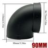 6X 42/60/75/90mm Plastic L-Shaped Air Pipe Elbow Outlet Connector For Webasto Eberspaecher Diesel Parking Car Heater Accessories