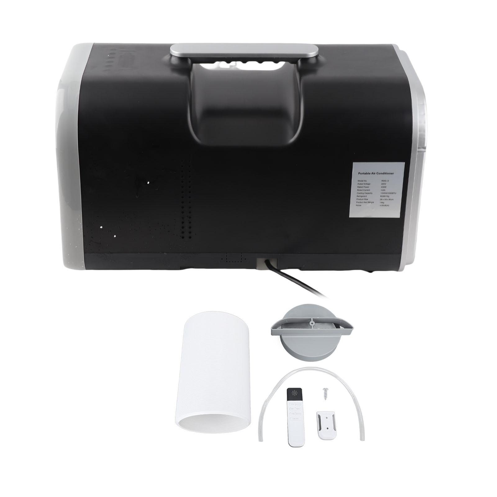 Мобильный кондиционер Энергоэффективное компрессионное охлаждение Портативный кондиционер АБС Алюминиевый сплав 4500 БТЕ для кемпинга