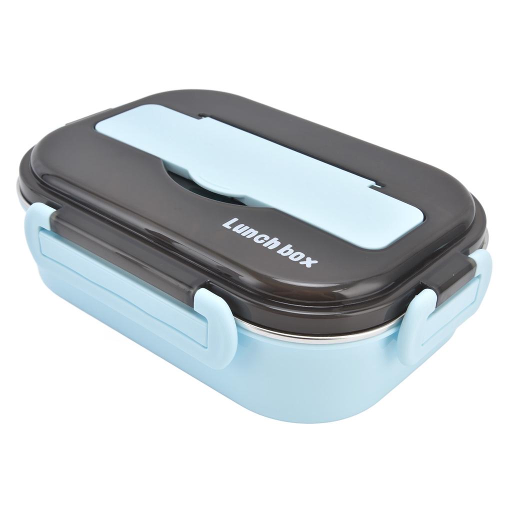 Lunch Box 1000ml Two Compartments Safe Durable Good Sealing Performance Portable Bento Box