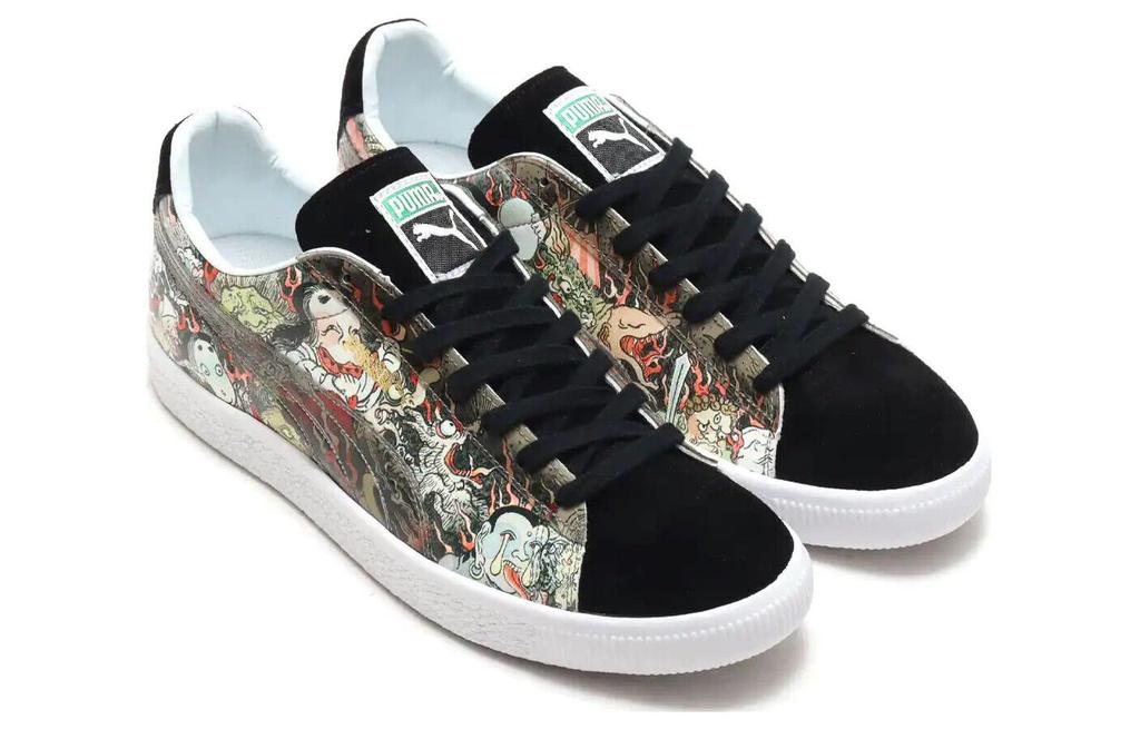 Men's Sneakers Three Tides Tattoo X Atmos x PUMA Suede Fleeting World Illustration Cushioning Abrasion