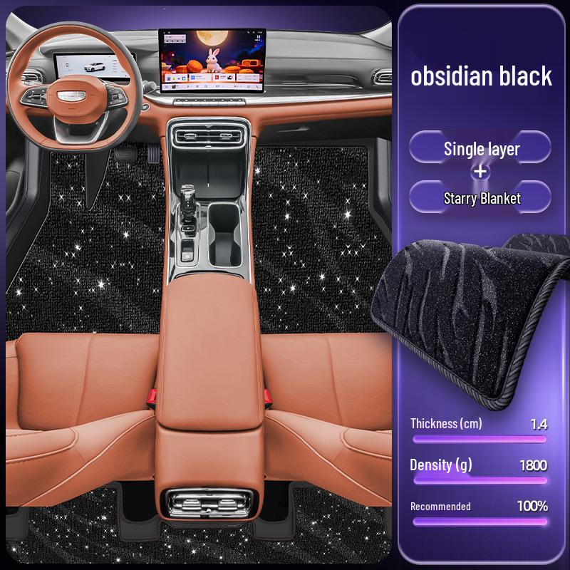 Waterproof, Dustproof Floor Mats & Pedal Covers for Fifth-Gen Emgrand - Eco-Friendly, Double-Layer Car Interior Accessories