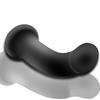 Black Butt Dildo Plug with Sucker Mount 4 Sizes for Gay Female