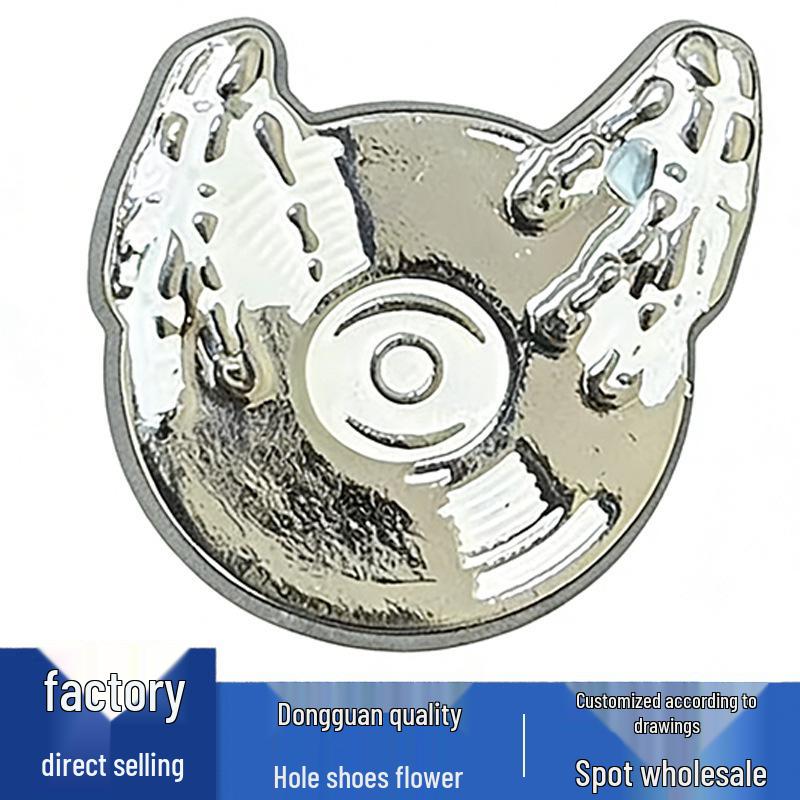 Metal Guitar Flower Shoe Buckles - Musical Instrument Series Shoe Decorations