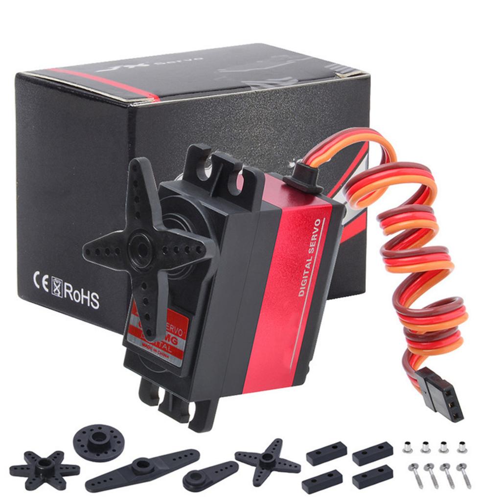 JX PDI-6208MG 8KG Large Torque Digital Metal Gear Coreless Servo For 1/10 Car Crawler Buggy RC Models Helicopter