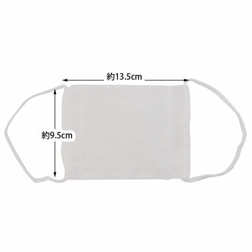 Skater Gauze Mask for Adults Washable and Usable 100% Cotton Mask 3 Pieces MSKG2 Regular 13.5 x 9.5cm-A