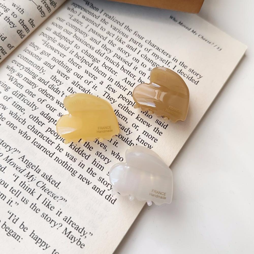 Acetic Acid Mini Hair Claw Y2K Hair Grab Clip Temperament Acetate Hair Clips  Women