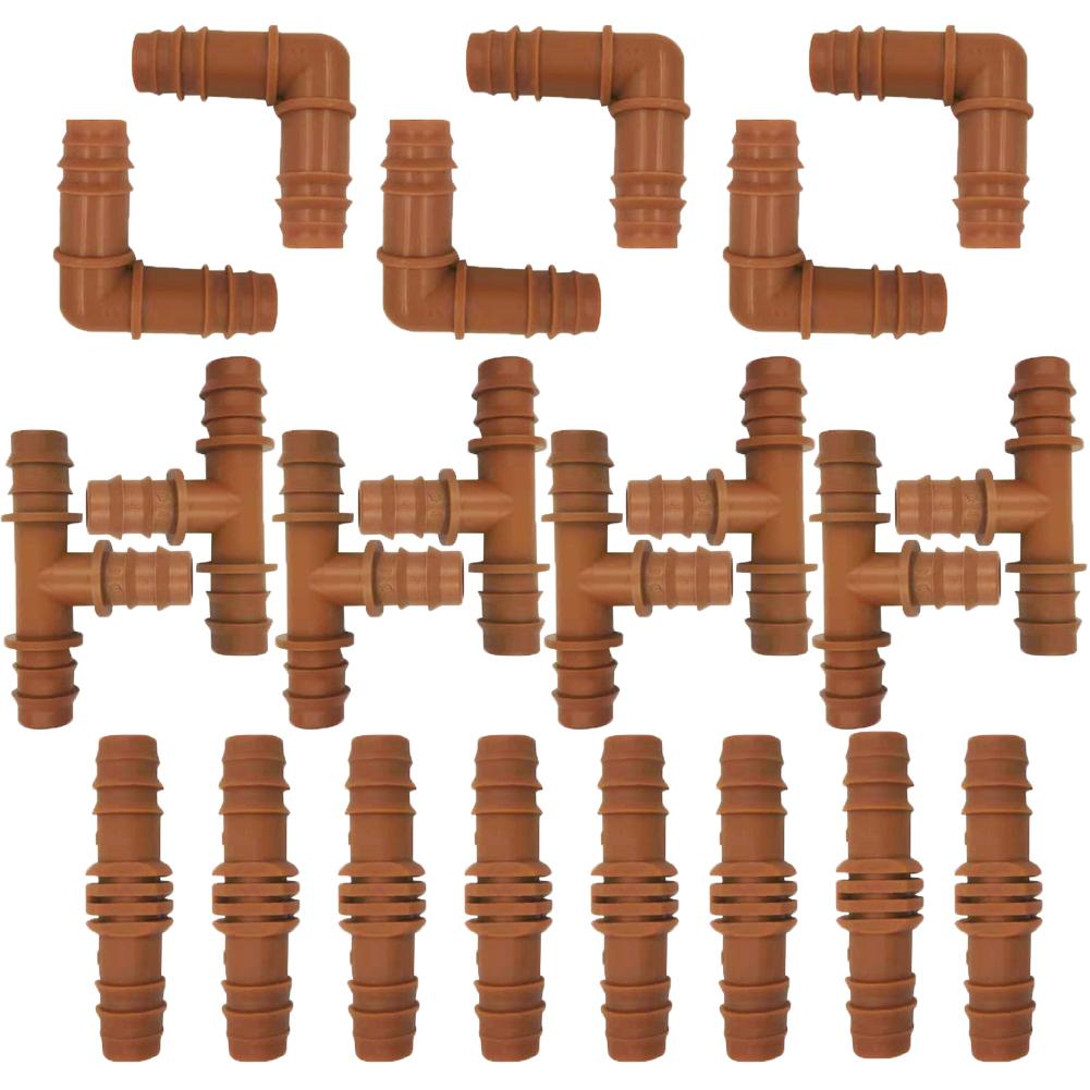 Irrigation Connector Drip Irrigation Kit Garden Irrigation Complete Kit Garden Irrigation Parts Couplings Tees Barbed Connectors