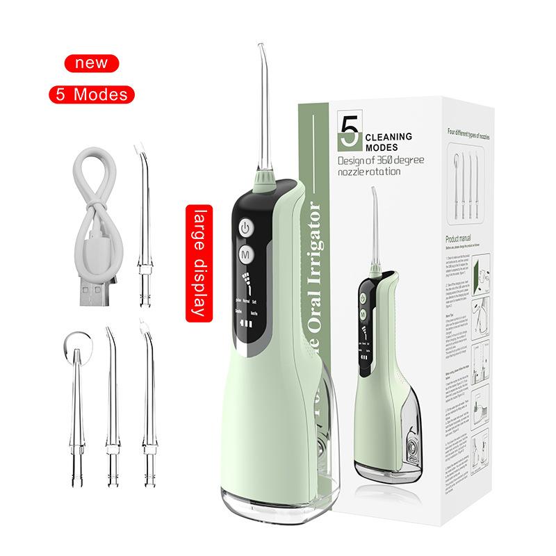 Electric Tooth Flusher Handheld Tooth Washer Portable Tooth Beauty Instrument Household Oral Cleaning Water Dental Floss Care