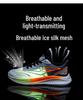 Unisex Casual Ice Silk Mesh Sneakers - Youth Shock Absorption Racing Trendy Shoes