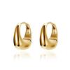 TEAR DROP ONE TOUCH EARRING GOLD