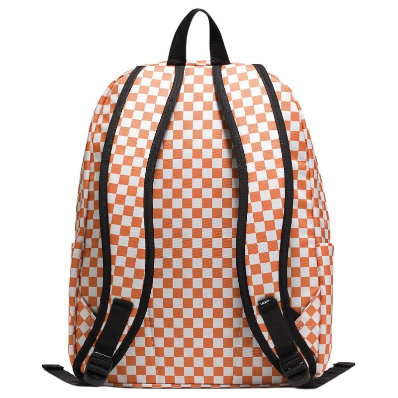 Vans Recycled Polyester Backpack Unisex Red Jade Color Vans VN000H4XVVL